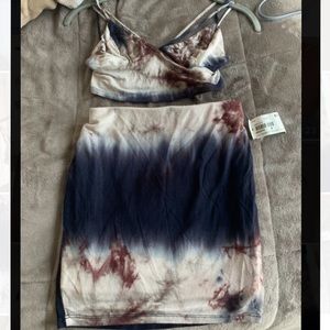 Tie dye two piece set
